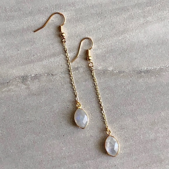 Estrella & Luna Jewelry - ❗️LAST❗️Moonstone Crystal Drop Earrings